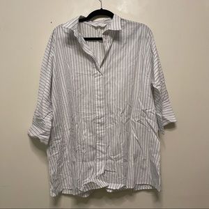 Stripe black and white blouse